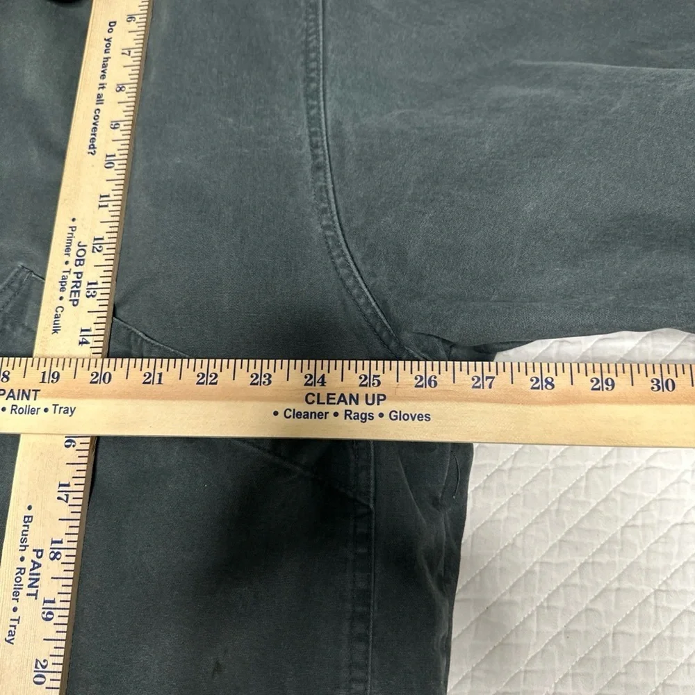 VINTAGE Eddie Bauer Chore Jacket Men L Green Goose Down Removable Liner Dad coat - Picture 4 of 16